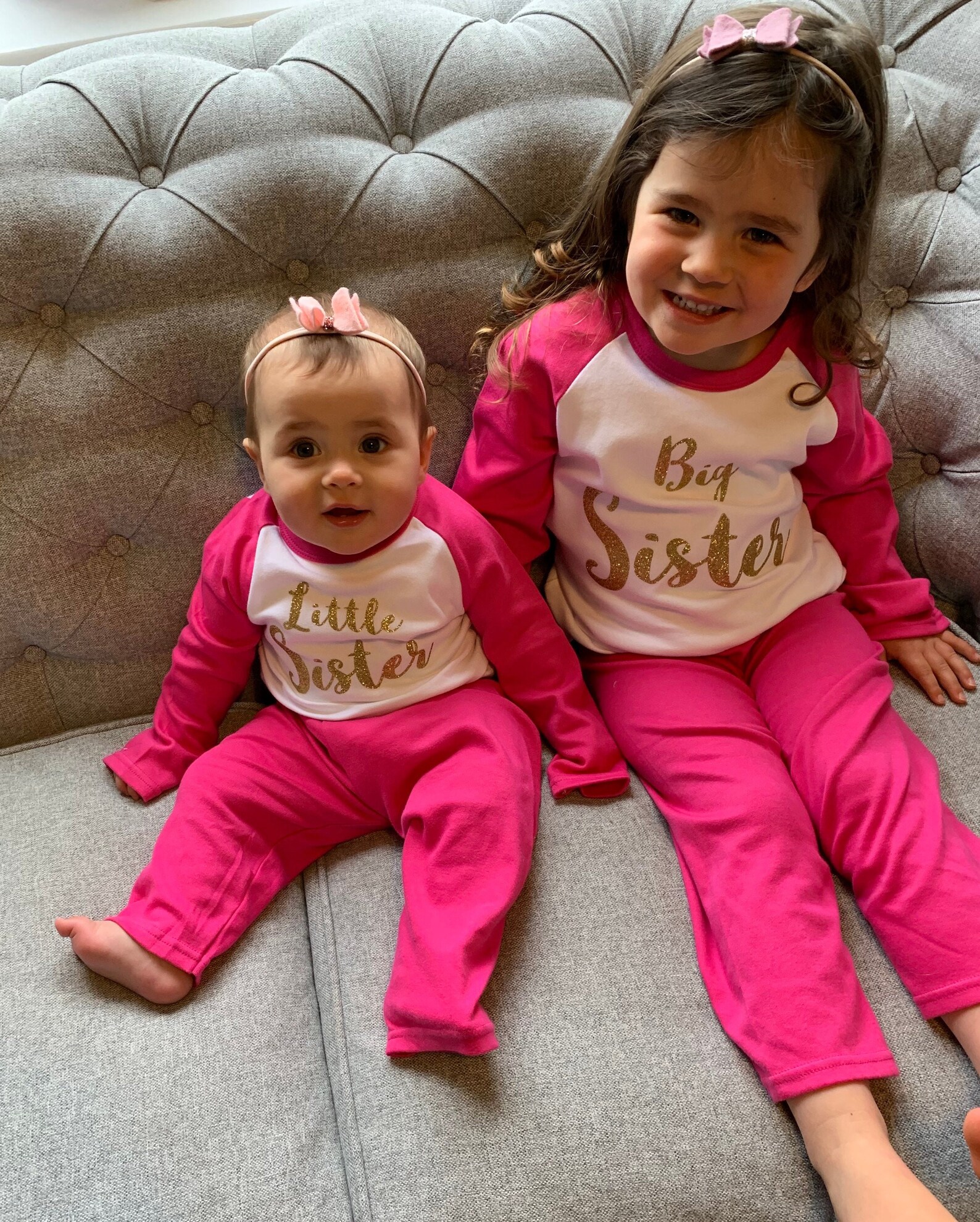 Sister pyjamas Sibling pajamas Family pjs Matching Etsy