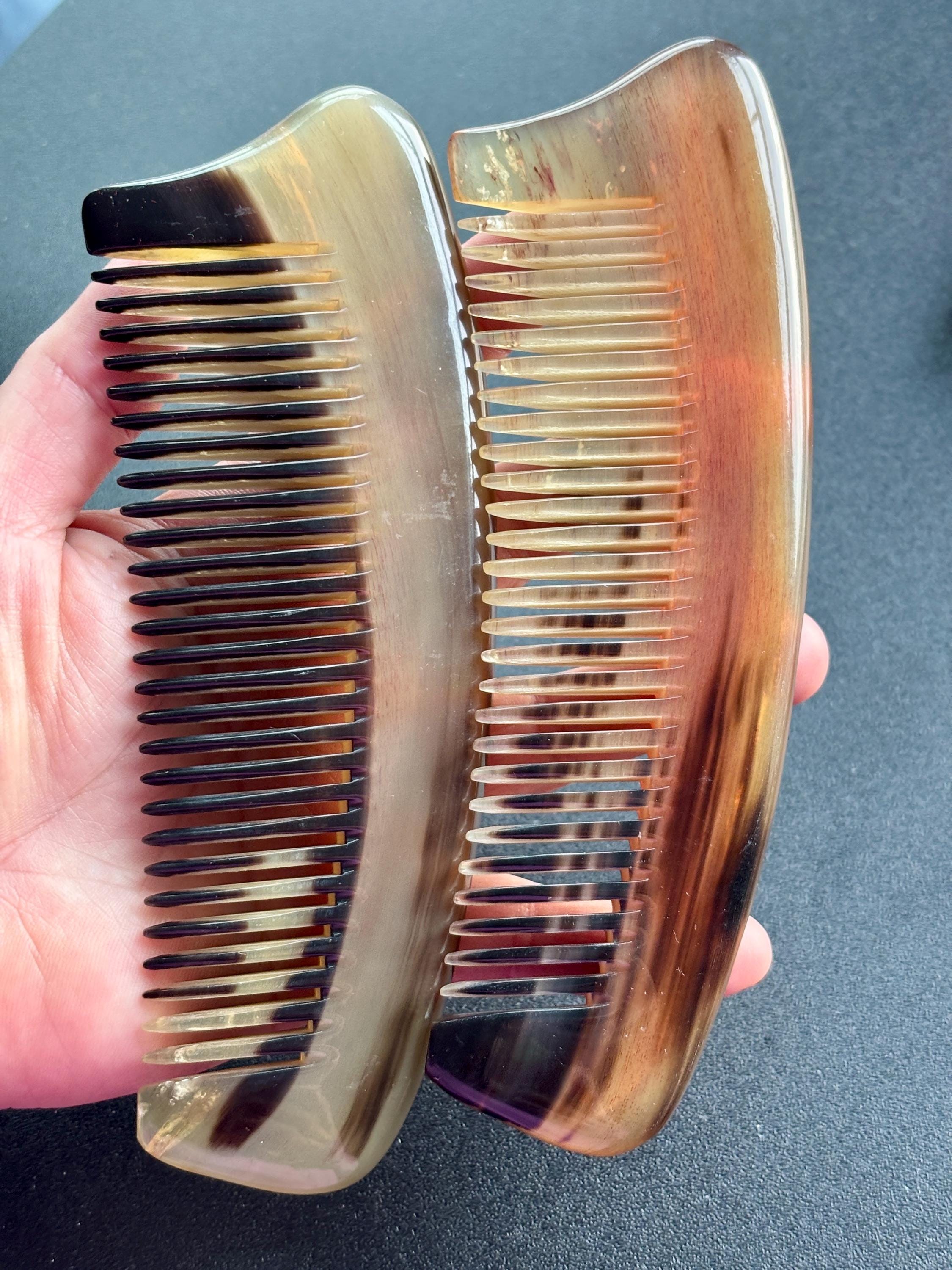 Natural Sheep Horn Comb – Premium Quality Anti-static Hair Comb - Horn ...