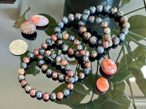 Stunning -Natural Pietersite Beaded Stretch Bracelet - 8/8.5/10/11mm - Tempest Stone - Great Gift - Healing - Natural Stone - Handmade