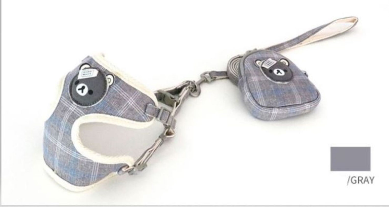 Super Cute Dog Harness/Leash/Poop Bag Holder Set Etsy