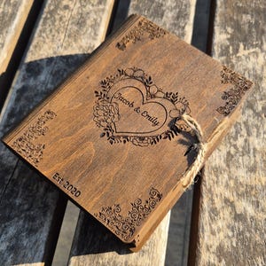 Personalized Wedding Keepsake Box: Engraved Wooden Memory Box, Engagement Gifts