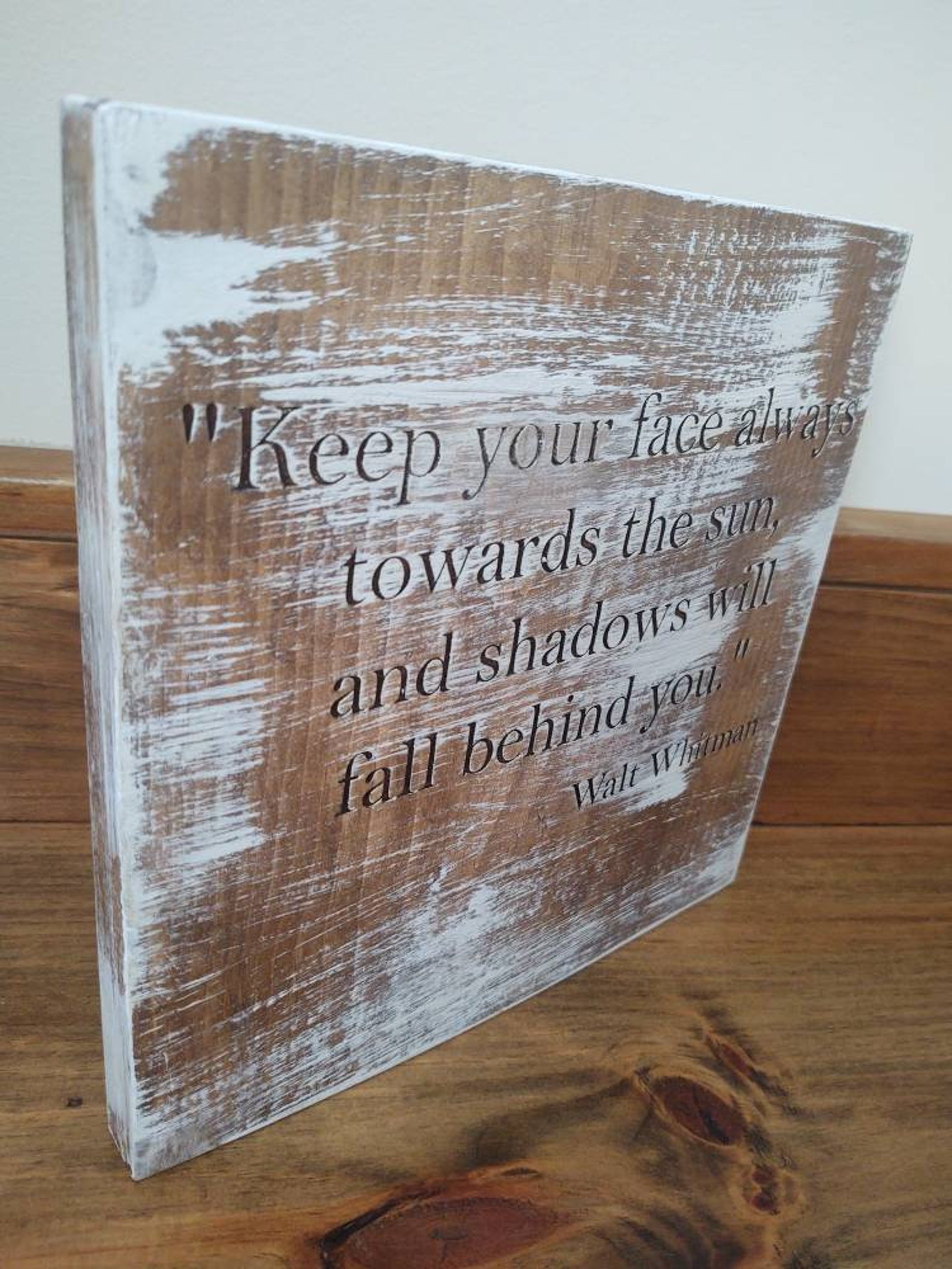 Laser Engraved Wood Sign / Inspirational Sayings / Quotes / Etsy