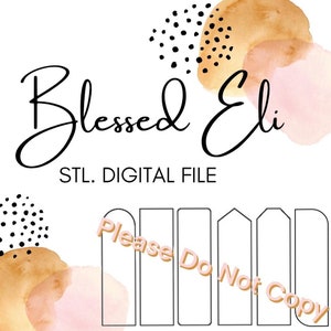 DIGITAL STL FILES-Basic Shape Bookmark Polymer Clay Cutters