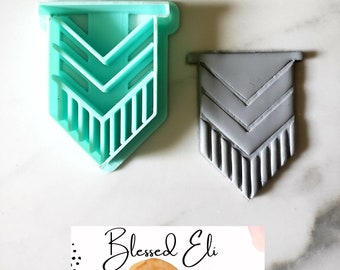 MACRAME Cortador de arcilla / Sello- Cortador de arcilla polimérica- Sello- Boho Macrame