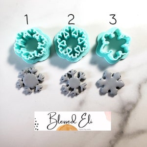 Snowflake Polymer Clay Cutters