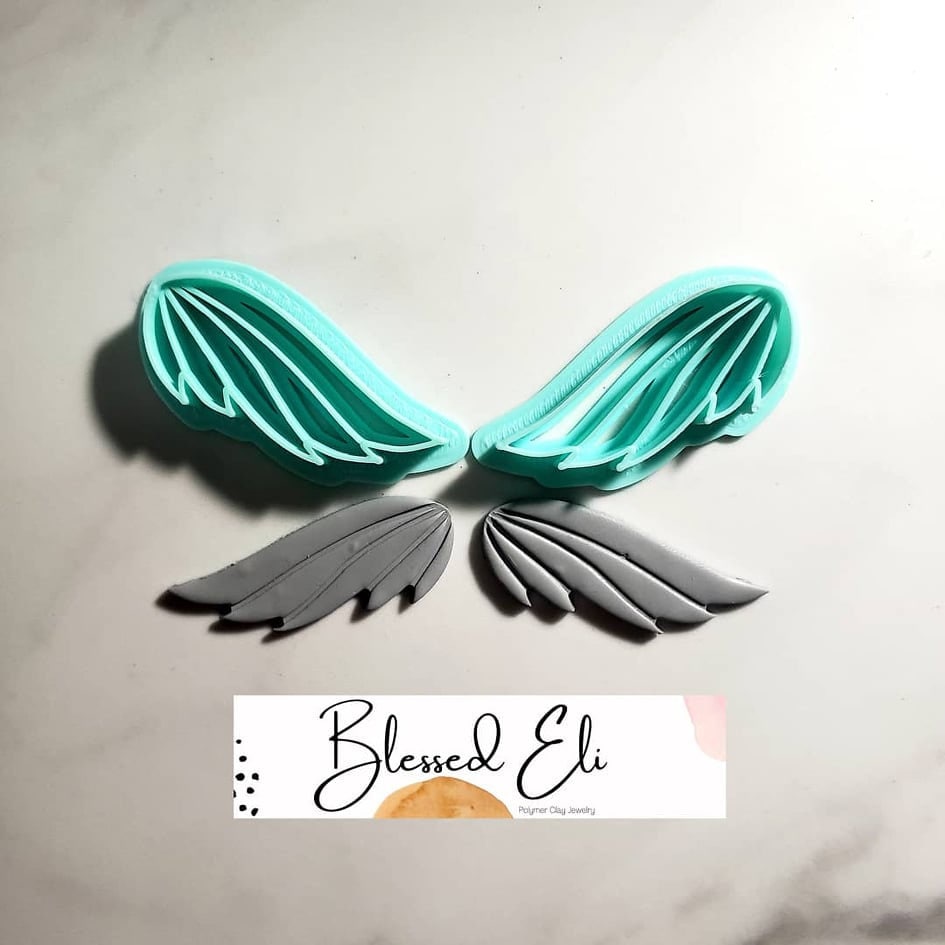 ANGEL WINGS Polymer Clay Cutters Etsy