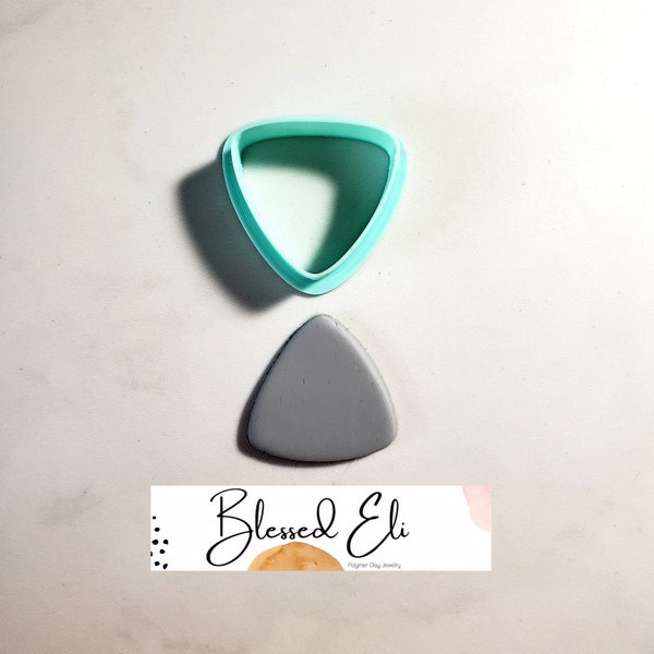 Guitar Pick Polymer Clay Cutter- Triangle Cutter