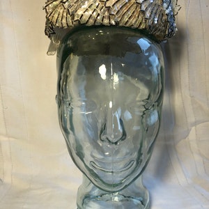 Vintage Beaded & Sequined PillBox Hat
