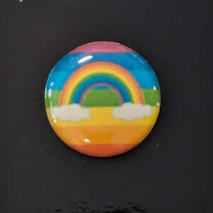 Rainbow and Clouds - LGBT - Needle Minder - for cross stitch, embroidery