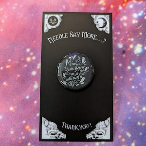 This is Halloween - Needle Minder - for cross stitch, embroidery