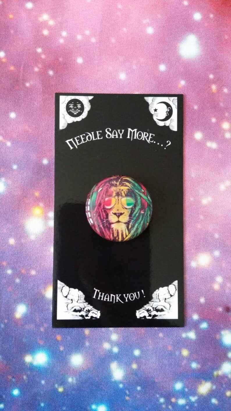 Bob Marley for cross stitch Marley Lion embroidery Needle Minder