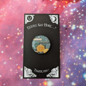 Happy Halloween 5 - Needle Minder - for cross stitch, embroidery