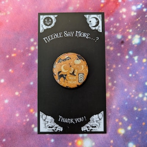 Trick or Treat 3 - Halloween - Needle Minder - for cross stitch, embroidery