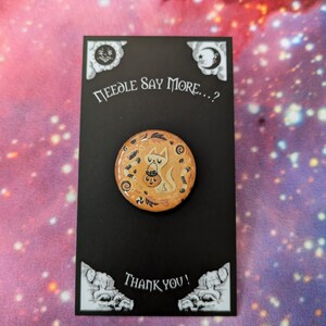 Trick or Treating Cat - Halloween - Needle Minder - for cross stitch, embroidery