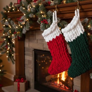 Finger Knit Stocking Pattern Video+ PDF