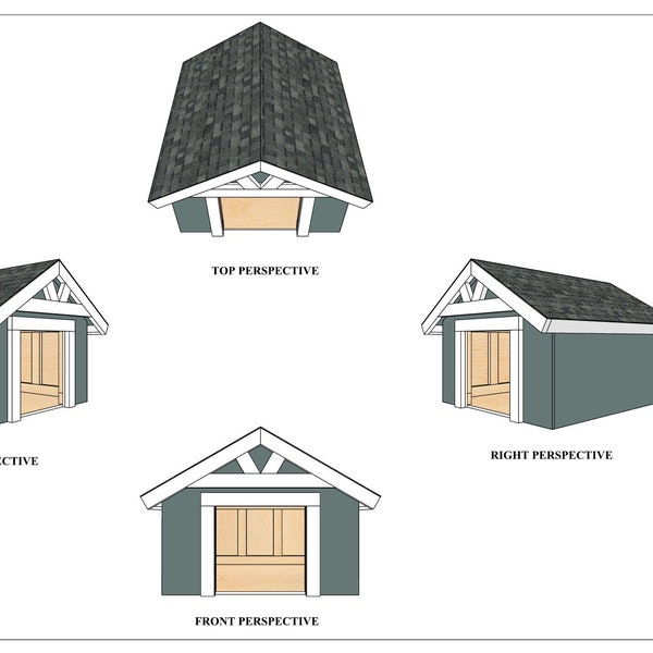 Large Dog House Plans