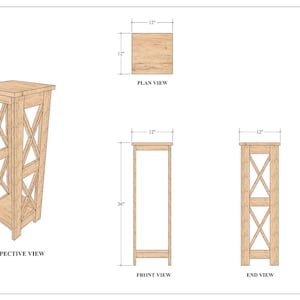 Farmhouse Plant Stand Plans