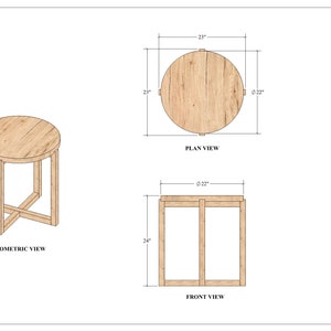 Round End Table Plans