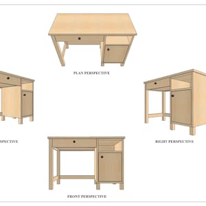 Kids Writing Storage Desk Plans