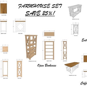 5er Set Bauernhaus Pläne
