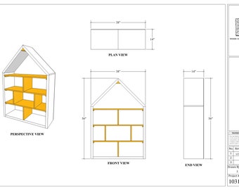 Planos de estanterías para la casa de los niños