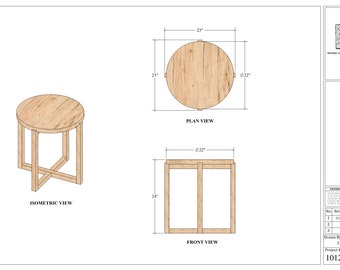 Round End Table Plans