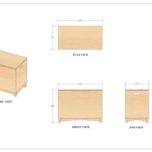 Fire Truck Toy Box Plans PDF Woodworking Plans instant Etsy