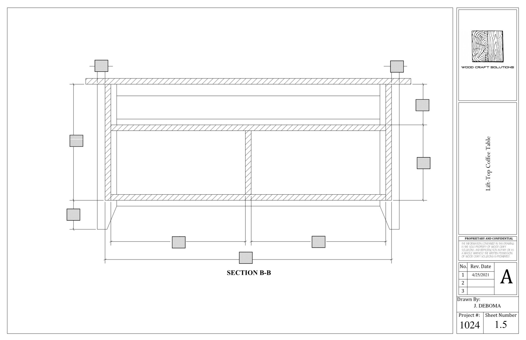 Lift Top Coffee Table Plans Etsy