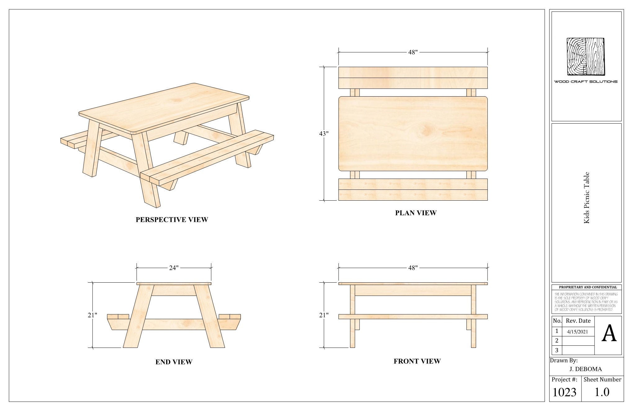 DIY Kids Picnic Table Plans (Build for Less Than $100) - Making