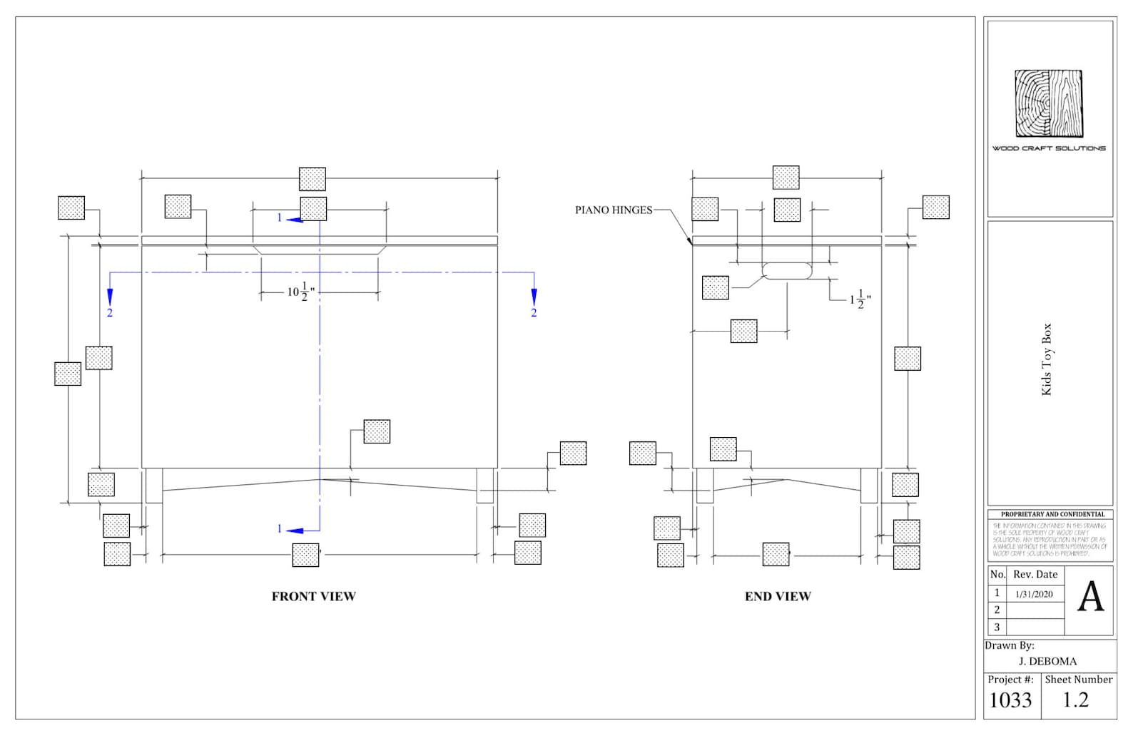 Kids Toy Box Plans Etsy