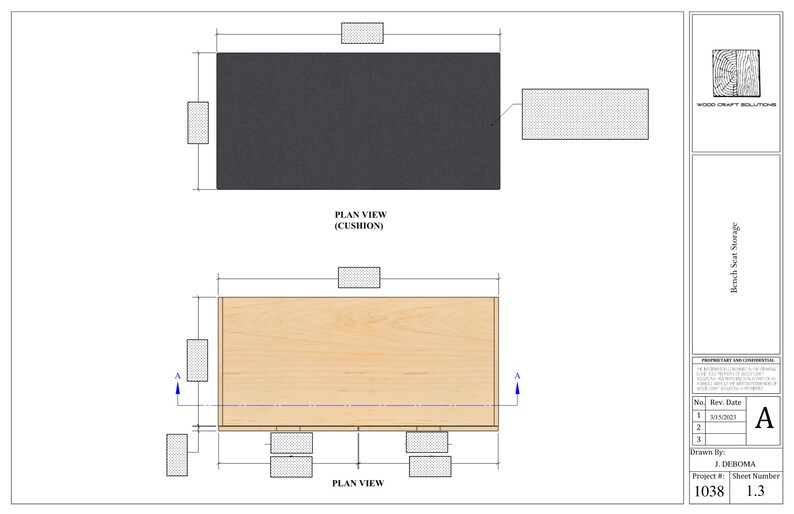 Bench Seat Storage Plans Etsy