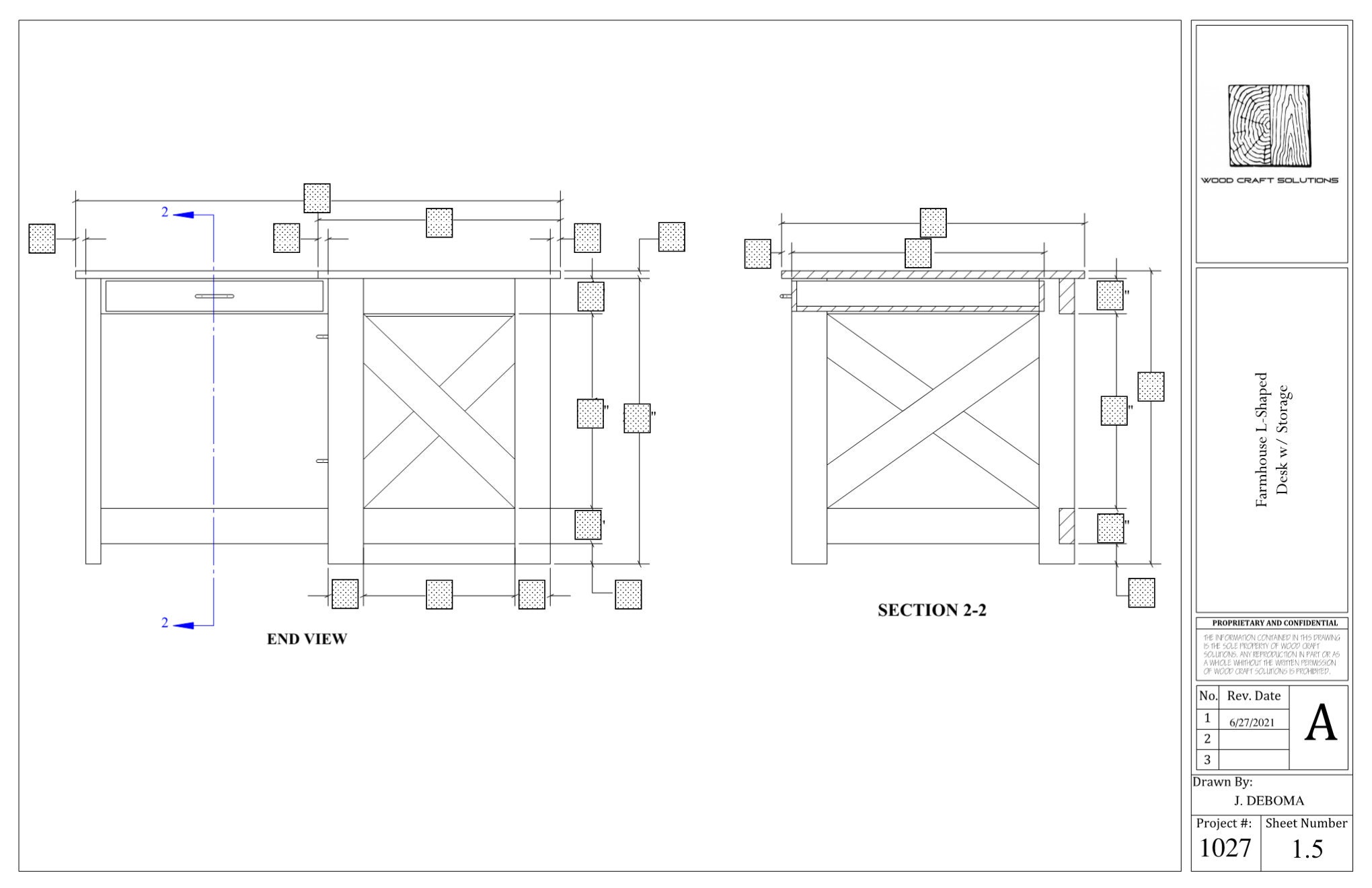 Farmhouse Lshaped Desk Storage Plans Etsy
