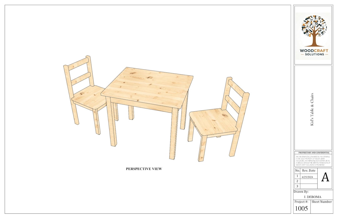Kids Table & Chairs - Etsy