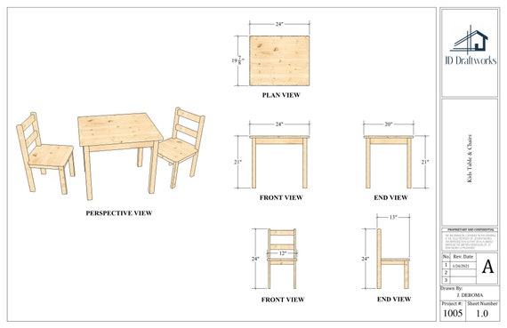 Kids Table amp Chair Plans Etsy - Il 570xN.2819897832 Raym 