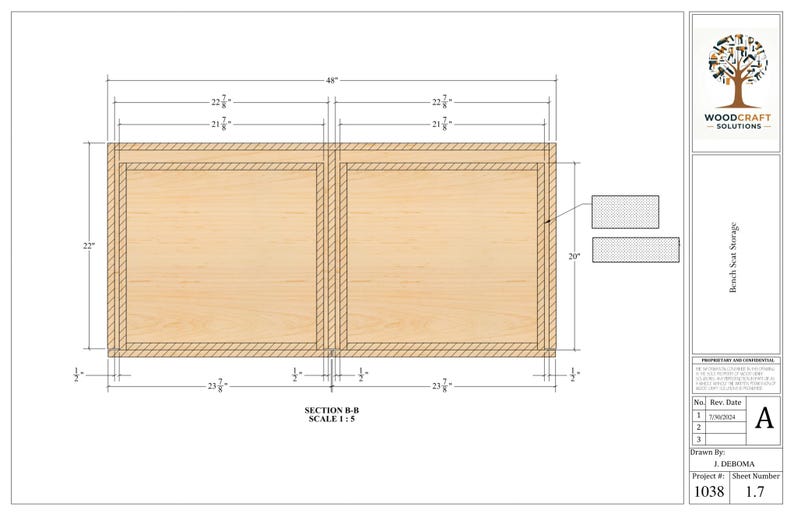 Storage Bench Drawing Bench Seat Storage Plans - Etsy