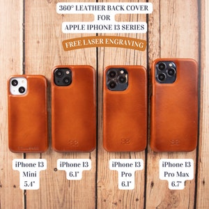 apple iphone 13 series leather back cover fully leather case colors