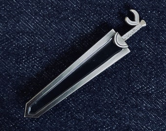 Dragonslayer soft enamel pin