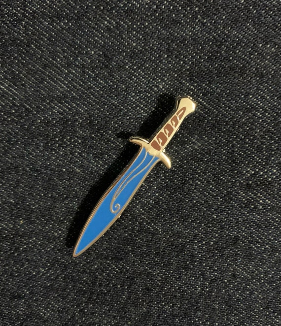 Glow in the Dark Sting Hard Enamel Pin Lord of the Rings Etsy