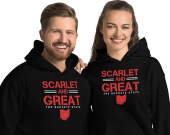 Scarlet and Great Hoodie Ohio State Buckeyes Fan Sweatshirt