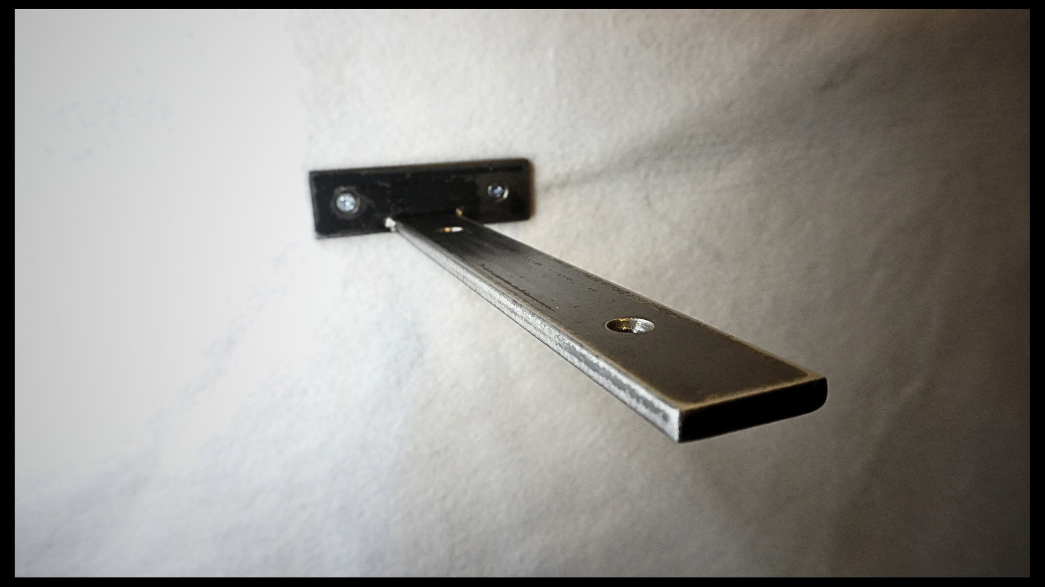 UK Made Alcove Shelf Brackets - Mild Steel Angle Iron (Pack Of 2) - FREE Shipping