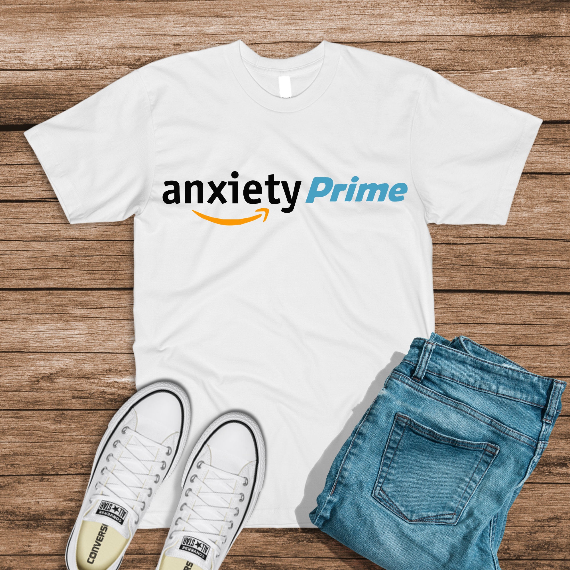 Anxiety Prime Shirt Amazon Prime Amazon Funny Shirt Etsy