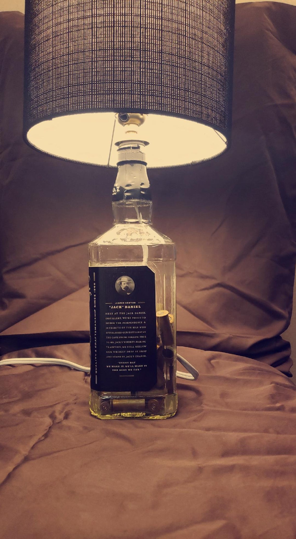 Jack Daniels Bottle Lamp Etsy