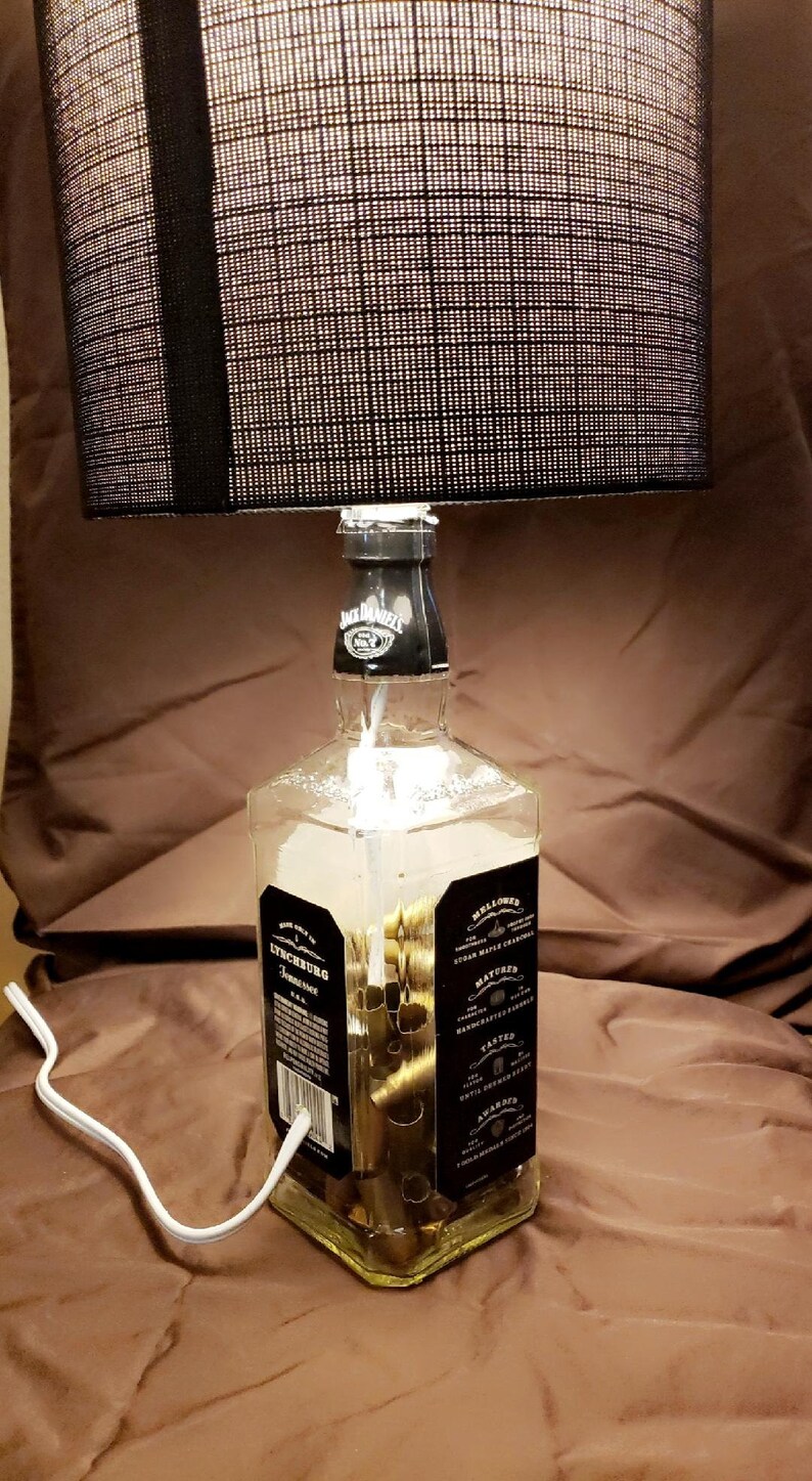 Jack Daniels Bottle Lamp Etsy