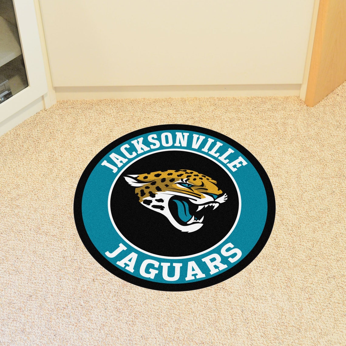 Jacksonville Jaguars NFL Round Mats 3DJaguars NFL Custom Etsy