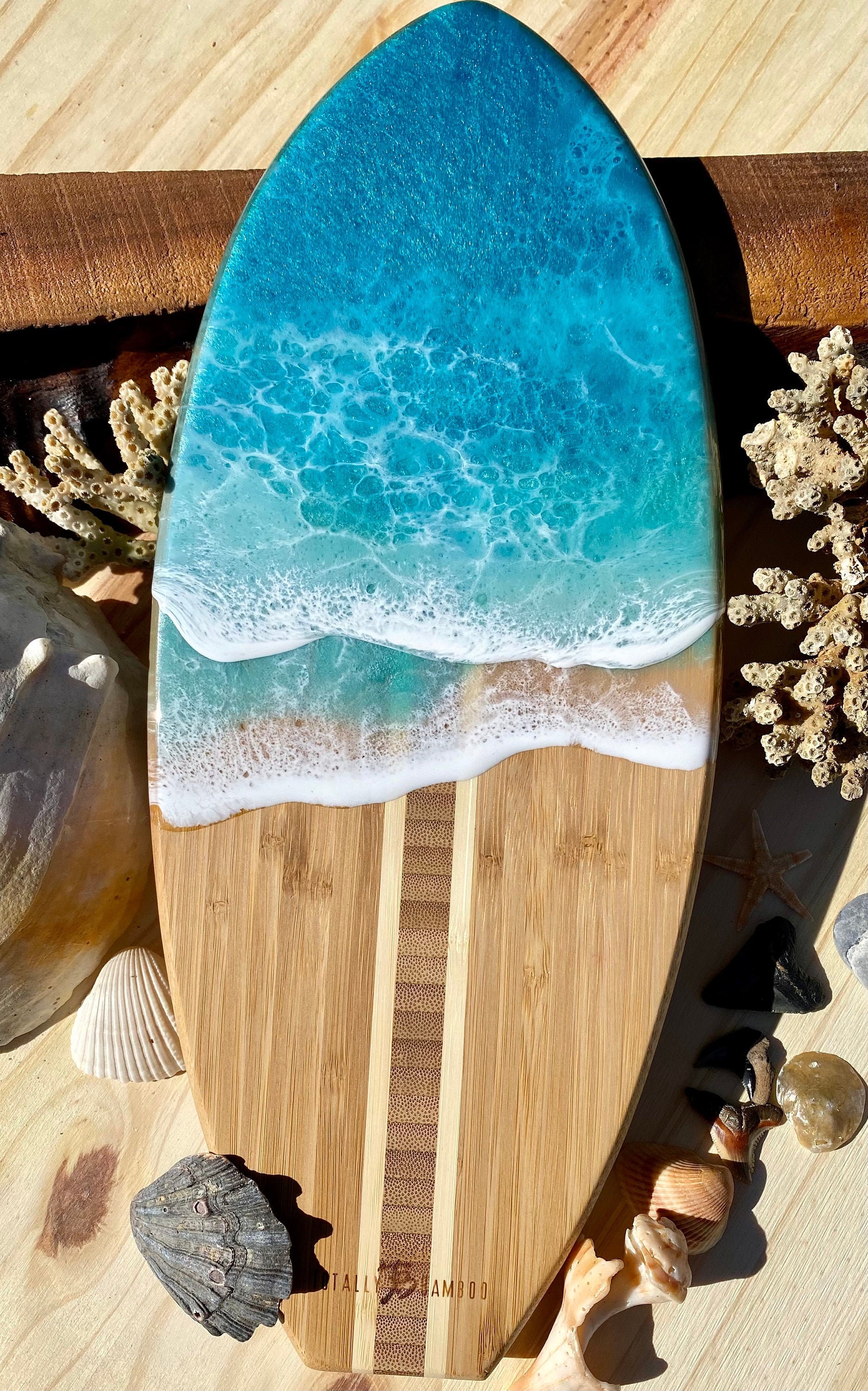 Ocean Surf Round Charcuterie Board —