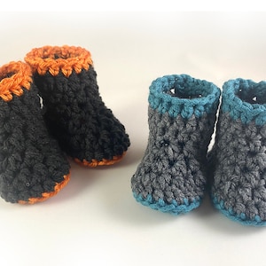 Crochet Baby Boots