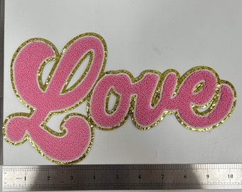 Love Valentine's Day Iron On Chenille Patch -Valentine's Day Make Your Own