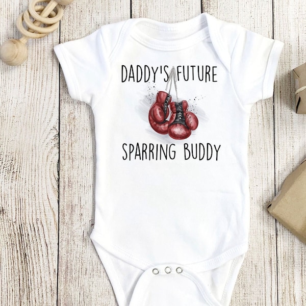 Boxing Onesie®, Boxing Baby Gift, Future Boxer Onesie®, MMA Onesie®, MMA Baby Gift, Sparring Buddy Onesie®, Little Bruiser Onesie®