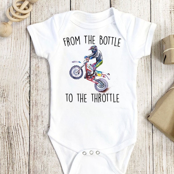 Dirt Bike Onesie®, Motocross Onesie®,  Dirt Bike Onesies®, Dirt Bike Baby Gift, Motocross Baby Gift, Baby Shower Gift, Motocross Baby Gift