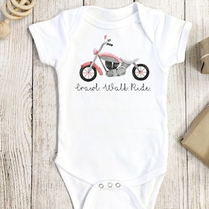 Motorcycle Onesie®, Riding Buddy Onesie®, Motorcycle Baby Gift, Baby Shower Gift, Cute Baby Onesie®, Motorcycle Bodysuit, Dirt Bike Onesie®